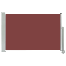 vidaXL barna kihúzható oldalsó terasz napellenző 60 x 300 cm (48355) kerti bútor