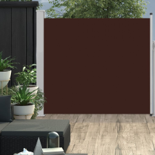 vidaXL Barna kihúzható oldalsó teraszi napellenző 170 x 300 cm kerti dekoráció