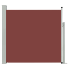 vidaXL barna kihúzható oldalsó teraszi napellenző 170 x 300 cm (48369) kerti bútor