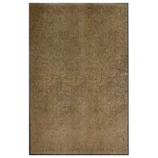 vidaXL Barna kimosható lábtörlő 120 x 180 cm lakástextília