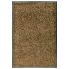 vidaXL barna kimosható lábtörlő 60 x 90 cm lakástextília