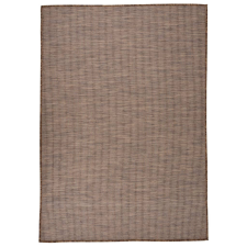 vidaXL barna lapos szövésű kültéri szőnyeg 160 x 230 cm lakástextília