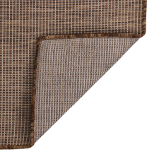 vidaXL barna lapos szövésű kültéri szőnyeg 200 x 280 cm (340791) lakástextília