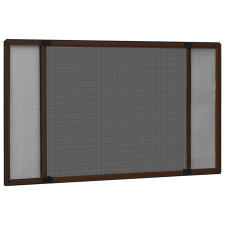 vidaXL barna lehúzható ablakszúnyogháló 70 x 150 cm szúnyogháló