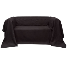 vidaXL Barna mikro-velúr kanapéhuzat védő 270 x 350 cm lakástextília