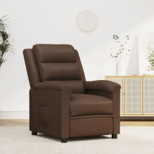 vidaXL Barna műbőr dönthető fotel bútor
