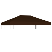 vidaXL barna pavilon tetőponyva 310 g/m² 3 x 4 m barkácsgép tartozék