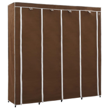 vidaXL barna ruhásszekrény 4 tárolórekesszel 175 x 45 x 170 cm (282446) bútor