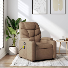 vidaXL barna szövet dönthető masszázsfotel masszázsfotel