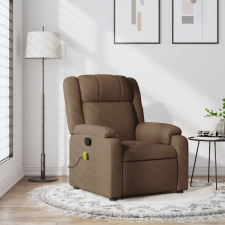 vidaXL barna szövet dönthető masszázsfotel masszázsfotel
