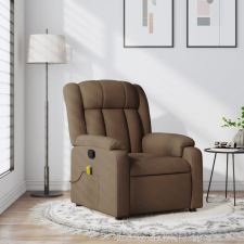 vidaXL barna szövet dönthető masszázsfotel masszázsfotel