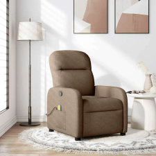vidaXL barna szövet dönthető masszázsfotel masszázsfotel