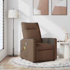 vidaXL barna szövet dönthető masszázsfotel masszázsfotel