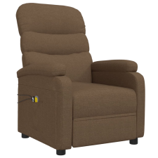 vidaXL barna szövet elektromos masszázsfotel (3073698) masszázsfotel