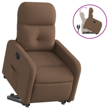 vidaXL barna szövet felállást segítő dönthető fotel (3206799) bútor