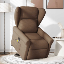 vidaXL barna szövet felállást segítő dönthető masszázsfotel (3303388) masszázsfotel