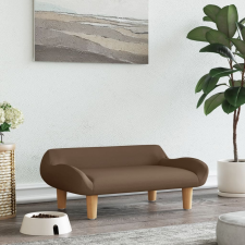 vidaXL barna szövet kutyaágy 70 x 40 x 24 cm szállítóbox, fekhely kutyáknak