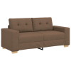 vidaXL barna szövet loveseat kanapé 140 cm (4105082)