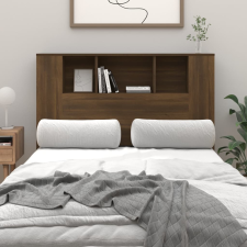 vidaXL barna tölgy színű áthidalószekrény 120 x 18,5 x 104,5 cm ágy és ágykellék