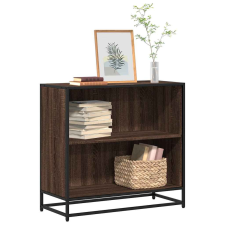 vidaXL barna tölgy színű fa könyvszekrény 80,5x35x76 cm bútor