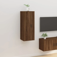 vidaXL barna tölgy színű fali TV-szekrény 40x34,5x100 cm bútor