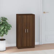 vidaXL barna tölgy színű szerelt fa cipősszekrény 55 x 35 x 108 cm bútor