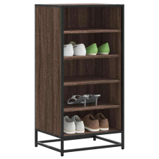 vidaXL barna tölgy színű szerelt fa cipőtartó 48x38x97,5 cm bútor