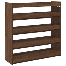 vidaXL barna tölgy színű szerelt fa cipőtartó 80x25x81 cm (859911) bútor