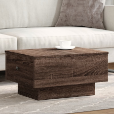 vidaXL barna tölgy színű szerelt fa dohányzóasztal 60 x 45 x 31 cm bútor