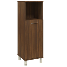 vidaXL barna tölgy színű szerelt fa fürdőszobaszekrény 30x30x95 cm (815608) bútor