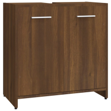 vidaXL barna tölgy színű szerelt fa fürdőszobaszekrény 60x33x60 cm (815527) fürdőszoba bútor