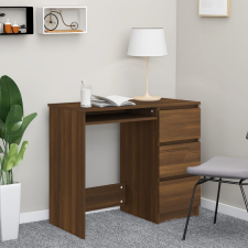 vidaXL barna tölgy színű szerelt fa íróasztal 90 x 45 x 76 cm íróasztal