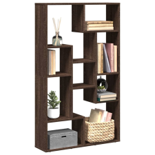 vidaXL barna tölgy színű szerelt fa könyvespolc 72 x 20 x 120 cm bútor