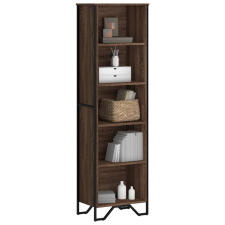 vidaXL barna tölgy színű szerelt fa könyvszekrény 50 x 31 x 169 cm bútor