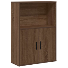 vidaXL barna tölgy színű szerelt fa könyvszekrény 60x24x85 cm (860415) bútor