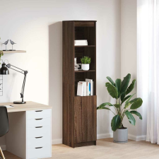 vidaXL barna tölgy színű szerelt fa magasszekrény 37,5x35x180 cm bútor