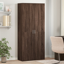 vidaXL barna tölgy színű szerelt fa magasszekrény 80 x 35 x 180 cm bútor
