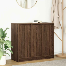 vidaXL barna tölgy színű szerelt fa tálalószekrény 85x34x76 cm bútor