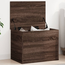 vidaXL barna tölgy színű szerelt fa tárolóláda 60x42x46 cm bútor