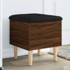 vidaXL Barna tölgy színű szerelt fa tárolópad 42x42x46 cm bútor