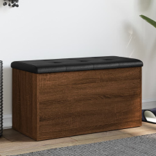 vidaXL barna tölgy színű szerelt fa tárolópad 82 x 42 x 45 cm bútor