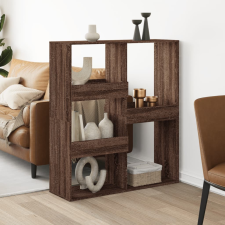 vidaXL barna tölgy színű szerelt fa térelválasztó 100 x 33 x 115 cm bútor