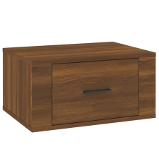 vidaXL barna tölgyszínű falra szerelhető éjjeliszekrény 50x36x25 cm (816854) bútor