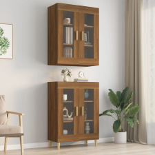 vidaXL Barna tölgyszínű függő faliszekrény 69,5 x 34 x 90 cm bútor