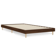 vidaXL barna tölgyszínű szerelt fa ágykeret 90 x 200 cm (832068) ágy és ágykellék