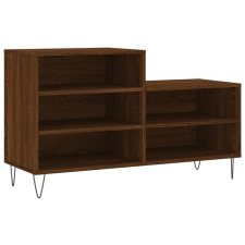 vidaXL barna tölgyszínű szerelt fa cipősszekrény 102x36x60 cm (831395) bútor