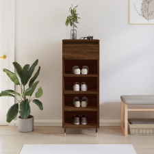 vidaXL barna tölgyszínű szerelt fa cipősszekrény 40x36x105 cm bútor