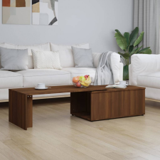 vidaXL barna tölgyszínű szerelt fa dohányzóasztal 150 x 50 x 35 cm bútor