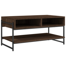 vidaXL barna tölgyszínű szerelt fa dohányzóasztal 90 x 50 x 45 cm (838972) bútor