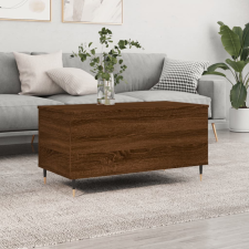 vidaXL barna tölgyszínű szerelt fa dohányzóasztal 90x44,5x45 cm bútor